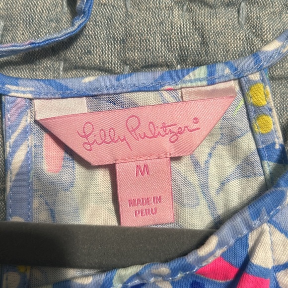 Lilly Pulitzer Margot Dress / Blue Peri Pinch Pinch / SZ m - Picture 5 of 5